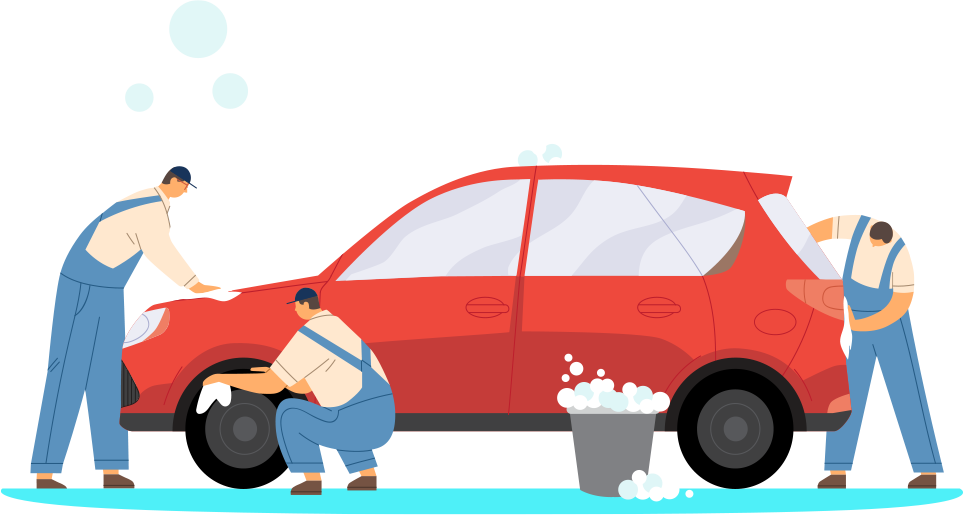 Illustration - Car Wash