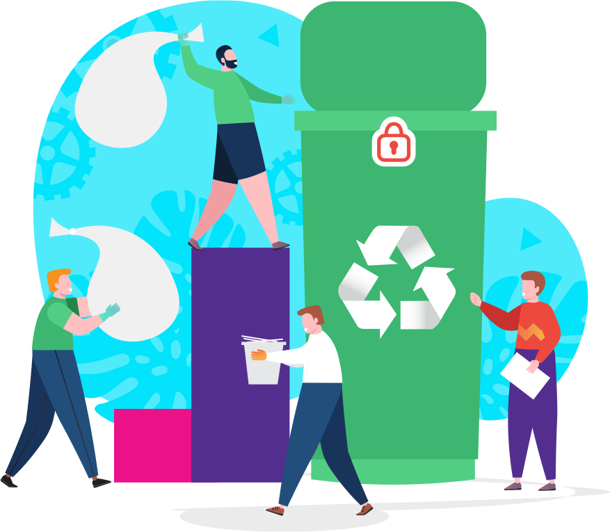 Illustration - Recycling graphic